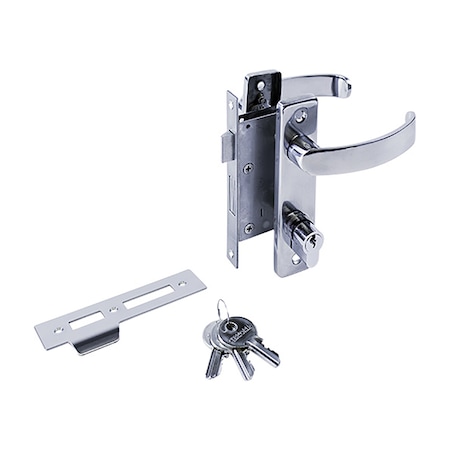 Door Handle Latch - Locking - Investment Cast 316 Stainless Steel